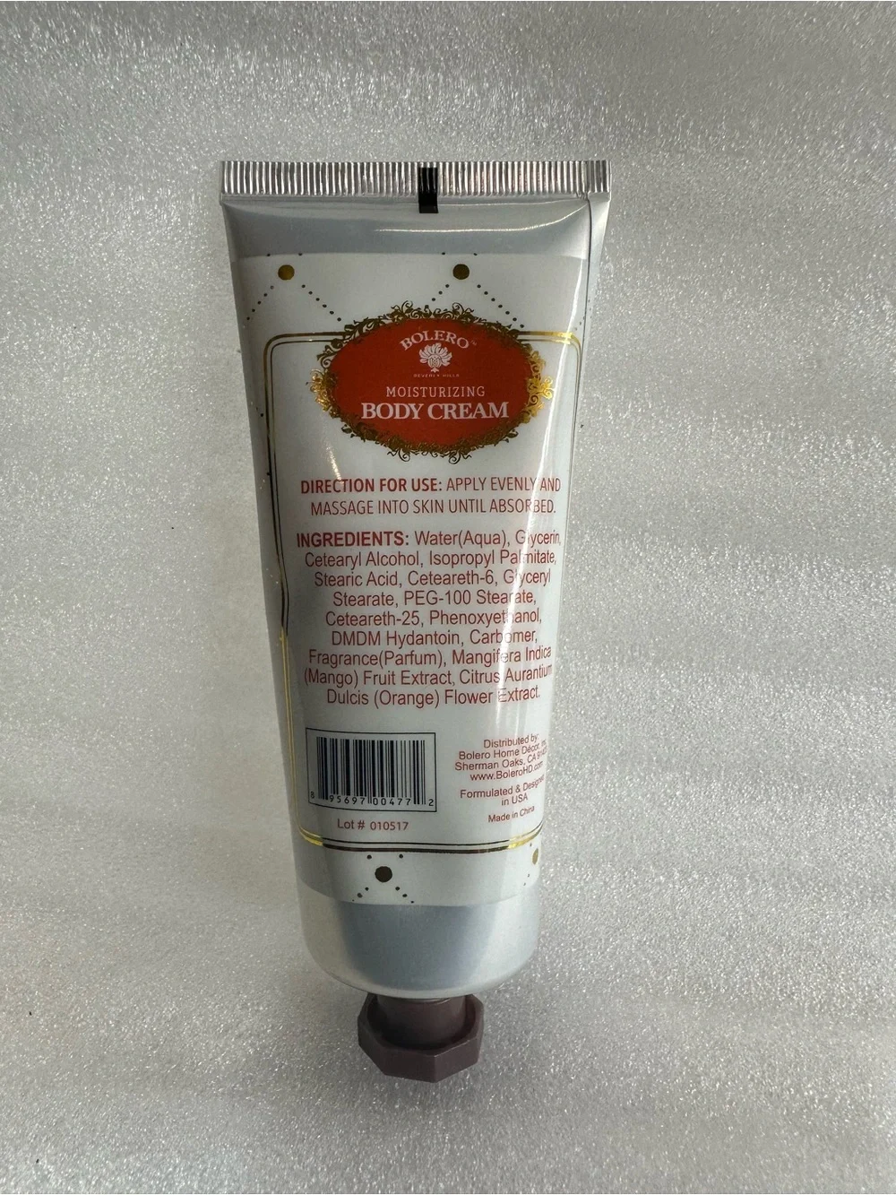 Bolero Moisturizing Body Cream